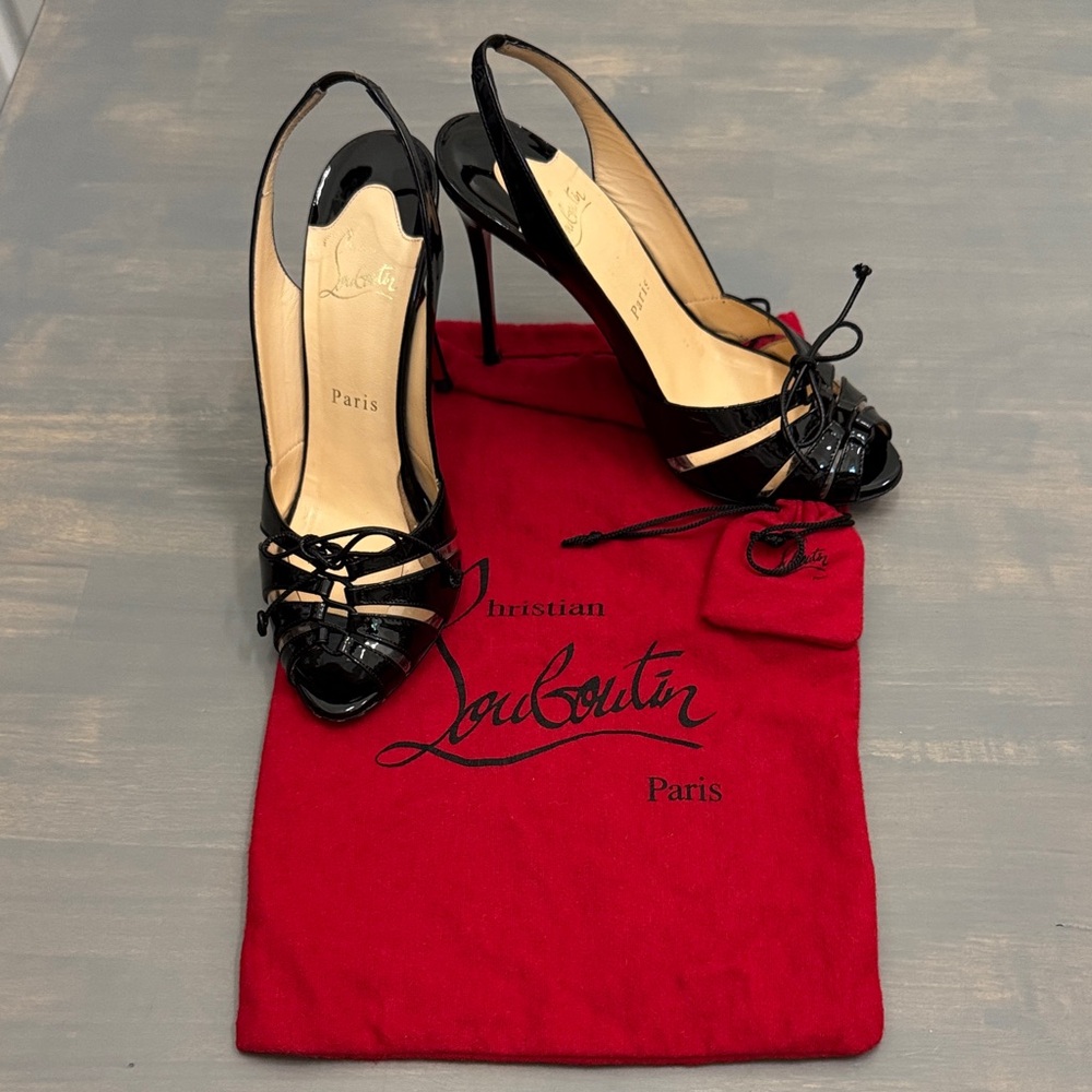 Christian Louboutin Corsetica Black Heels